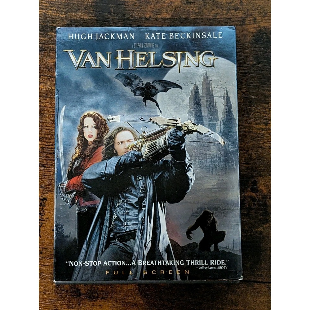 Van Helsing (DVD, 2004,‎ Full Screen) Hugh Jackman, Kate Beckinsale Slipcover Ed